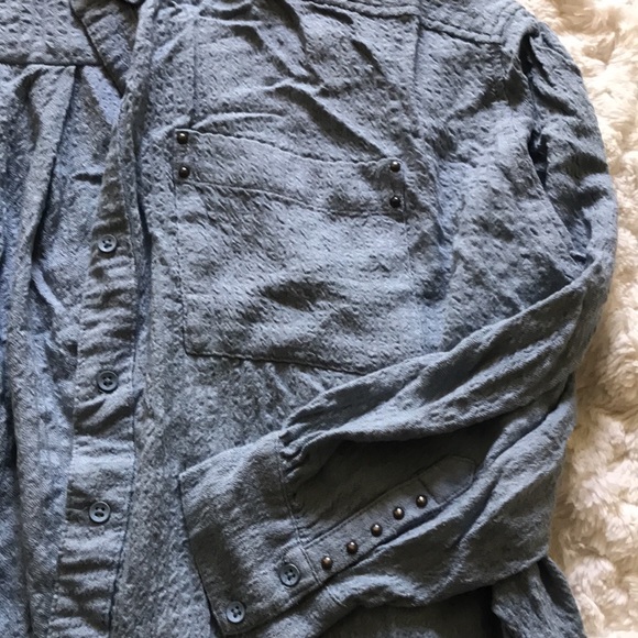 Free People Textured button down over shirt - Picture 2 of 3